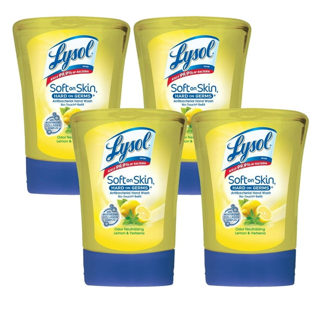 Lysol NoTouch Hand Soap Refill, 8.5 Fl Oz Soft on Skin Hard on Germs