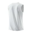 thumbnail image 2 of Men's V-Neck Modal Slim Fit Muscle T-Shirt White L 42"-44", 2 of 3