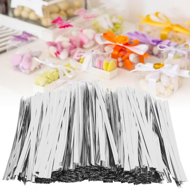 Lazo Para Bolsa De Pastel, Lazos Para Bolsa De Pan, 3200 Unidades, 10 Cm, Para Golosinas Para Mascotas, Panadería, Fiesta De Bodas