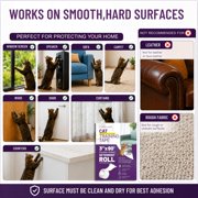 CLAWGUARD Cat Scratch Furniture Protector Tape Dispenser (SM), Clear Double-Sided Anti Scratch Tape for Couch, Sofa & Surfaces, Cut-to-Length Cat Training Deterrent Roll
