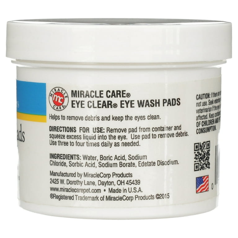 Miracle care hot sale eye wash pads