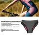 thumbnail image 3 of Ropa Interior De Ciclismo Para Mujer, Gris Oscuro Acolchado 3D Ropa Interior De Ciclismo Para Mujer Ropa Interior Acolchada Ligera De Secado Rápido Para Mujer Pantalones Cortos, 3 of 7