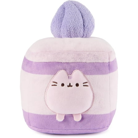 GUND Pusheen Lavender Spongecake Plush, Squishy Toy, Purple, 6”