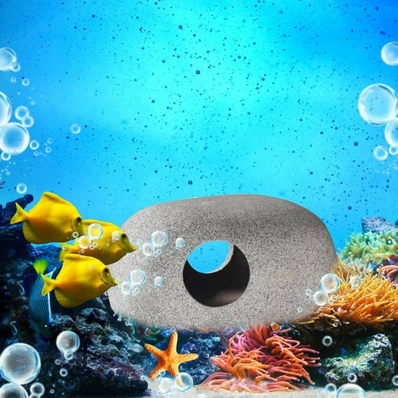 Labymos Aquarium Ceramic Cave Decoration Aquarium Cichlid Stone Ceramic Rock Cave Aquarium Fish Tank Ceramic