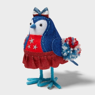Featherly Friends Starla Red White Blue Girl Sun Squad Decor