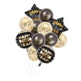 thumbnail image 4 of Globos de fiesta de año nuevo Mezclado de Yotijar Negro de Látex de confeti, 4 of 8