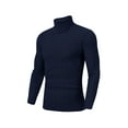 thumbnail image 2 of Mens Turtleneck Sweaters Long Sleeve Slim Fit Ribbed Knit Thermal Pullover Sweater, 2 of 9