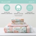 thumbnail image 3 of The Peanutshell Organic Cotton Crib Bedding Set for Baby Girls, Wildflower, 4 Pieces, 3 of 7