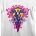 thumbnail image 6 of Charlie Parker with Angel Wings Women's White Tee with Short Sleeves and Crew Neck-Large, 6 of 7