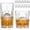 01-Classic, variant on Hobnail Drinking Glasses Set of 12, Vintage 15 Oz Highball Glasses & 10 Oz Cocktail Glasses, Clear Embossed Boho Glass Cups Kitchen Bar Tumbler Glassware Set for Whiskey, Beer, Juice, Milk