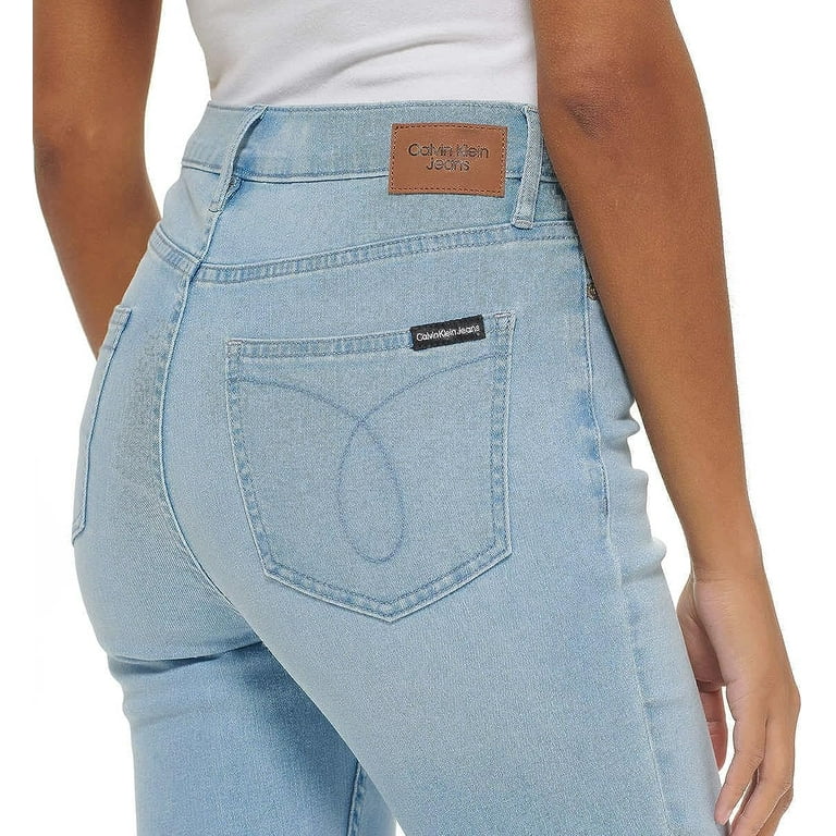 Calvin Klein Jeans Women High Rise Skinny Jean Light Blue 14 Walmart
