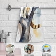 thumbnail image 4 of Dreamtimes Cat Autumn Tree Dish Towels Kitchen Towel 2 PCS, Animals Hand Towels Ultra Soft and Highly Absorbent,Decorative Fingertip Face Towel for Bathroom Hotel, 28.3"x14.4", 4 of 5
