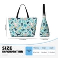 thumbnail image 4 of Kdxio Sea Life for Beach Bag for Women Large Beach Tote Bag Waterproof Sandproof Swim Bag with Zipper Pockets Beach Vacation Travel, 4 of 7