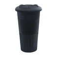 thumbnail image 1 of Portavasos para coche, cubo de basura para vehículo, contenedor de basura negro, cubo de basura de silicona para coche pequeño, a prueba de fugas para, 1 of 8
