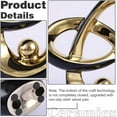 thumbnail image 4 of Black and Gold Decor Desk Sculpture Home Decor Large, Abstract Modern Art Gold Knot Knick Knacks for Shelves, Coffee Table Dining Table, Mantle Cabinet TV Stand Christmas Centerpiece, 4 of 8