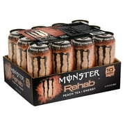 Monster Energy Rehab Peach Tea + Energy (15.5 oz., 12 ct.) by
