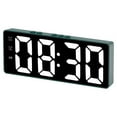 thumbnail image 2 of Seitruly Reloj despertador Digital inteligente, , Control de voz, temperatura, espejo LED eléctrico, decoración de , termómetro, relojes para Electrónica, 2 of 6