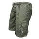 thumbnail image 1 of Pantalones cortos de trabajo para hombres ANGGREK OD verdes con cintura ajustable, 1 of 8