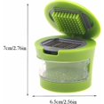 thumbnail image 2 of Concasseur àil Portable Abs En Acier Inoxydable Presse Ail Presse Ail Multifonction Broyeur d'Ail Haute Qualité Coupe Ail Facile à Utiliser Solide, 2 of 4