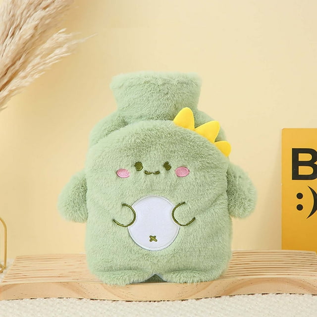 LSLJS Plush Hot Water Bag Explosion Proof Water Injection Bag Portable and Cute Hand Warming Treasure, Home Accessories