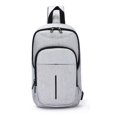 thumbnail image 2 of Bolso bandolera de pecho para hombre, bolso de hombro deportivo de ocio, bolso de mensajero de marca de moda para hombre, 2 of 5