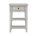 thumbnail image 3 of Lake House Chair Side Table Weathered White, 3 of 11