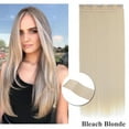 thumbnail image 3 of SEGO Clip in Hair Extensions as Human Real Straight Long Silky Hairpieces for Woman Black Blonde Pink Purple, 3 of 7