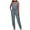 Sky Blue, variant on Lisingtool Pants For Women Womens Casual Off Shoulder Denim Jeans Pocket Sleeveless Jumpsuits Rompers Blue