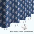 thumbnail image 6 of Blue Bigfoot Pattern Shower Curtain 72"x84" ,Bathroom Decorative Shower Curtains Set with 12 Hooks,Modern Waterproof Washable Shower Curtain, 6 of 6