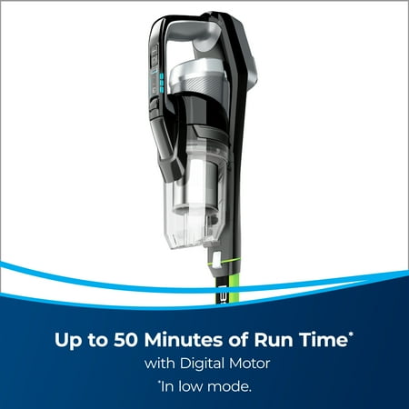 BISSELL - ICONPET TURBO EDGE Cordless Stick Vacuum - Black, Cha Cha Lime