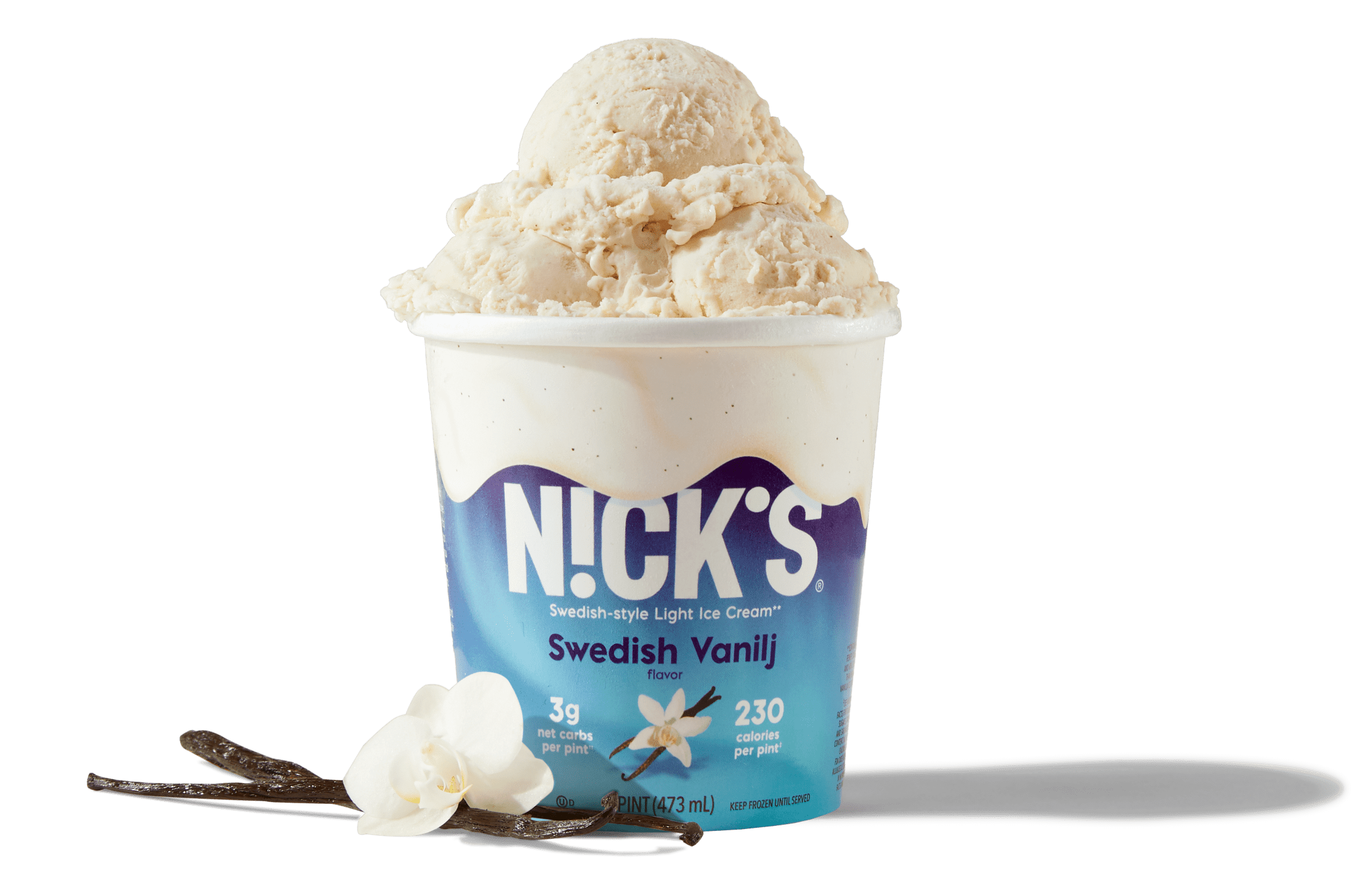 Nick's Light Ice Cream Swedish Vanilla
