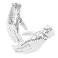 thumbnail image 4 of Moda niño niña hombres mujer sombrero de lentejuelas pajarita guantes vaquero fiesta de cumpleaños gorra Jazz espectáculo de danza accesorios disfraz carnaval decoración, 4 of 5
