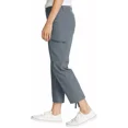 thumbnail image 3 of Eddie Bauer Capri Pants for Women with Side Zipprer Cargo Pocket (Gray,10), 3 of 4