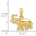 thumbnail image 4 of 14k Yellow Gold Polished Elephant Charm Pendant, 4 of 4