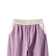 thumbnail image 5 of Xdegoge Tween Girls Jogger Pants Elastic Waist Athletic Loose Casual Wide Leg Sports Sweatpants with Pockets Running Sports Activewear Trousers, 5 of 9