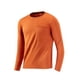 thumbnail image 2 of Blusas y camisas de manga larga y cuello redondo para hombre, informales, a la moda, de color liso, para correr, fitness, de alta elasticidad, de manga larga y cuello redondo, para ejercicio, de polié, 2 of 7