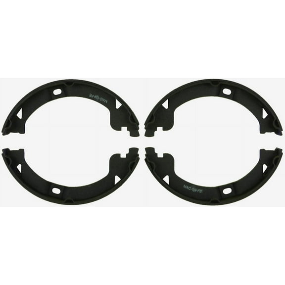 BOSCH BS812 Blue Parking Brake Shoe Set - Compatible With Select Chrysler Town & Country Voyager; Dodge Caravan Grand Caravan