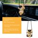 thumbnail image 4 of Accesorios colgantes para espejo de coche de Bulldog Francés, lindos accesorios para espejo retrovisor de perro oscilante para hombres y mujeres (amarillo), 4 of 5