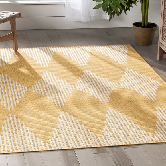 Yellow Chevron Rugs
