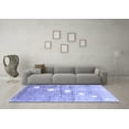 thumbnail image 3 of Ahgly Company Indoor Rectangle Abstract Blue Contemporary Area Rugs, 6' x 9', 3 of 4