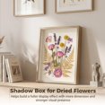 thumbnail image 3 of 2 PCS Shadow Box Frame Set, 11.4 x 8 in Large Wooden Shadow Boxes, Display Case for Dried Flowers Memorabilia Medals Photos, Wall Tabletop Decor for Home Office, 3 of 6