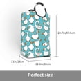thumbnail image 3 of KLL Cartoon Funny Goose Laundry Hamper,Large Canvas Fabric Lightweight Storage Basket Toy Organizer Dirty Clothes Collapsible Waterproof, 3 of 6
