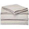 thumbnail image 1 of Pointehaven Heavy Weight Solid Flannel 100-Percent Cotton Sheet Set, Heather Gray, Full, 1 of 1