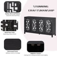 thumbnail image 5 of Mirrored Sideboard Buffet Cabinet, Accent Storage Cabinet with 4 Doors, Console Cabinet with Shelves for Living Room, Hallway, Dining Room, Bedroom, 5 of 9
