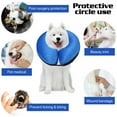 thumbnail image 6 of Protective Inflatable Collar for Dogs and Cats - Soft Pet Recovery Collar Does Not Block Vision E-Collar (M, Blue), 6 of 9