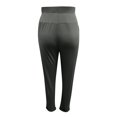 thumbnail image 5 of Lixiuxyad Womens Baggy Pants Casual Trousers With Drawstring Waist Ankle Cuff Pure Color Comfortable Pants For Everyday Wear Gray, 5 of 6
