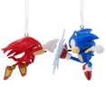 thumbnail image 4 of Décorations Hallmark de Noël (Sonic, le hérisson contre Knuckles), ensemble de 2, 4 of 7