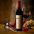 thumbnail image 4 of Manual Alloy Corkscrew Wine Opener Lever Style Bottle Uncorker for Red Wine and Grape Bottles, 4 of 8