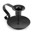 thumbnail image 4 of Rdeghly Iron Candlestick,Retro Iron Taper Candle Holder Hand Made Candlestick Stand Home Candlelight Dinner Decor, Candle Stick, 4 of 8