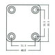 thumbnail image 4 of Placa de mástil de guitarra con tornillos para guitarra eléctrica Negro, 4 of 5